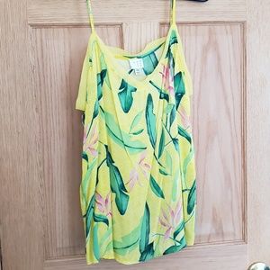 Banana Leaf Yellow Tank Top